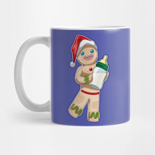 Gingerbread man Christmas Baby bottle Mug